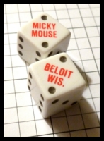 Dice : Dice - 6D - Micky Mouse Tavern Beloit Wisc - Ebay Jul 2012